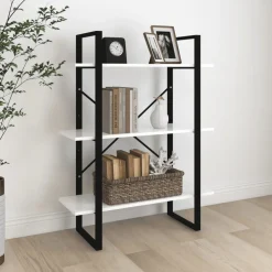 Kirjahylly 80x30x105 cm tekninen puu harmaa