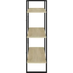 Kirjahylly 80x30x105 cm tekninen puu harmaa