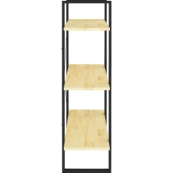 Kirjahylly 80x30x105 cm tekninen puu harmaa
