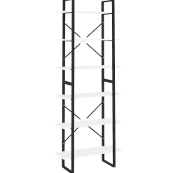 Kirjahylly 80x30x105 cm tekninen puu harmaa