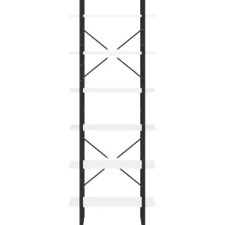Kirjahylly 80x30x105 cm tekninen puu harmaa