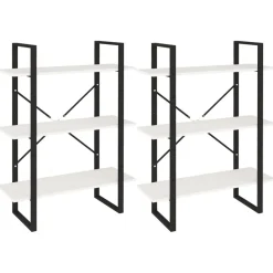 Kirjahylly 80x30x105 cm tekninen puu harmaa