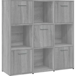 Kirjahylly 90x30x90 cm tekninen puu pähkinä