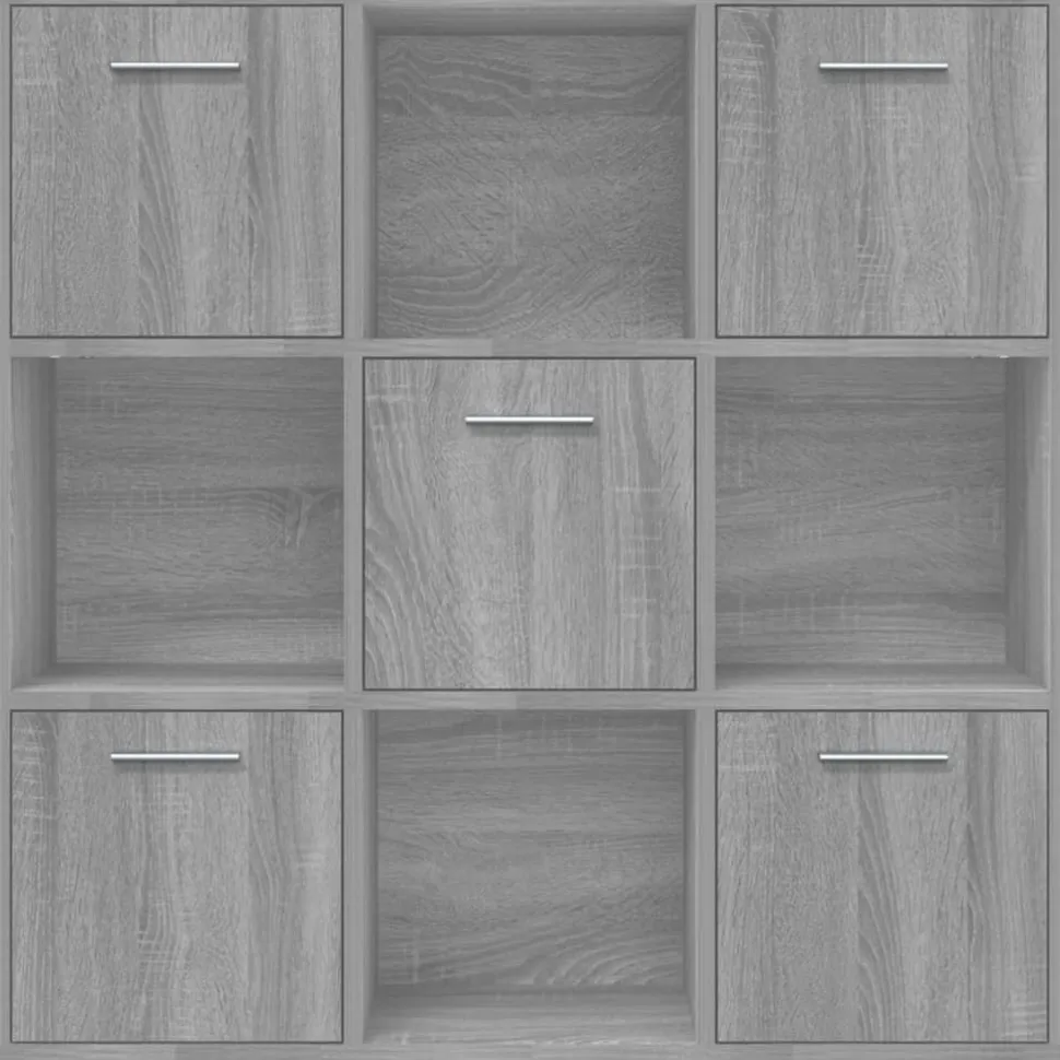 Kirjahylly 90x30x90 cm tekninen puu pähkinä
