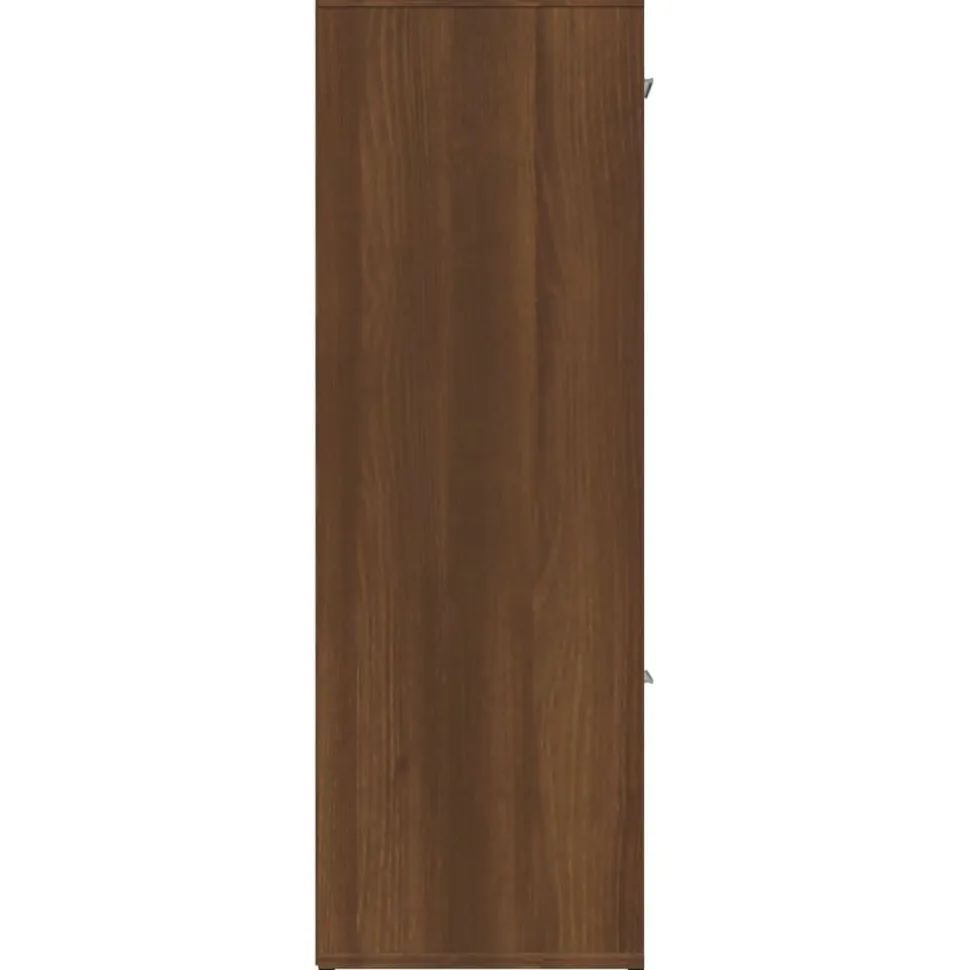 Kirjahylly 90x30x90 cm tekninen puu pähkinä
