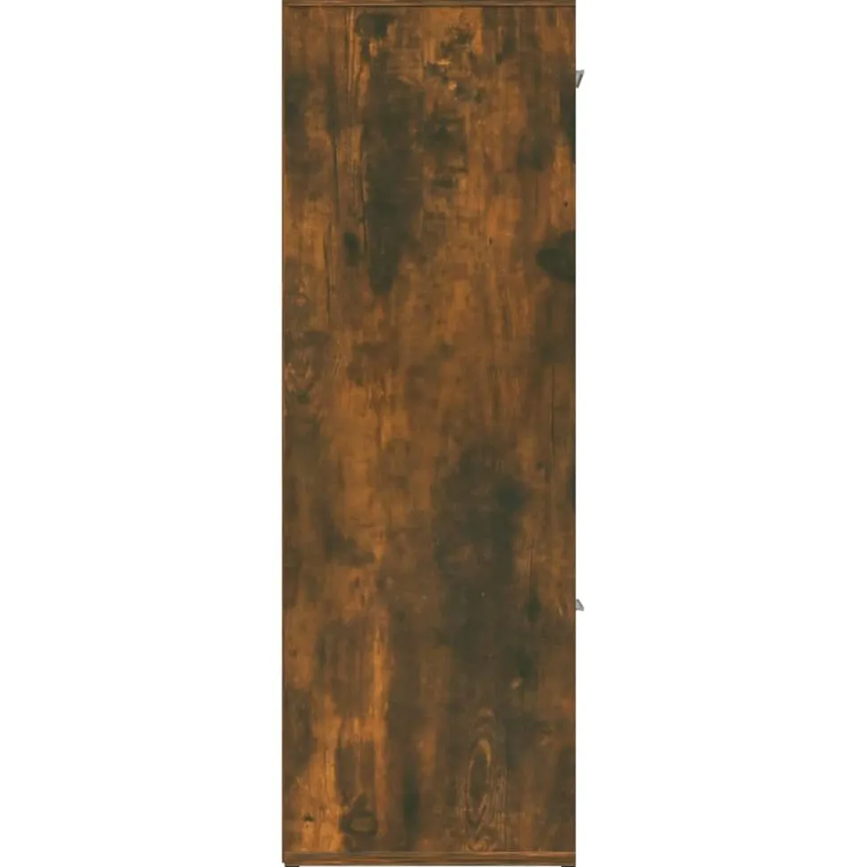 Kirjahylly 90x30x90 cm tekninen puu pähkinä