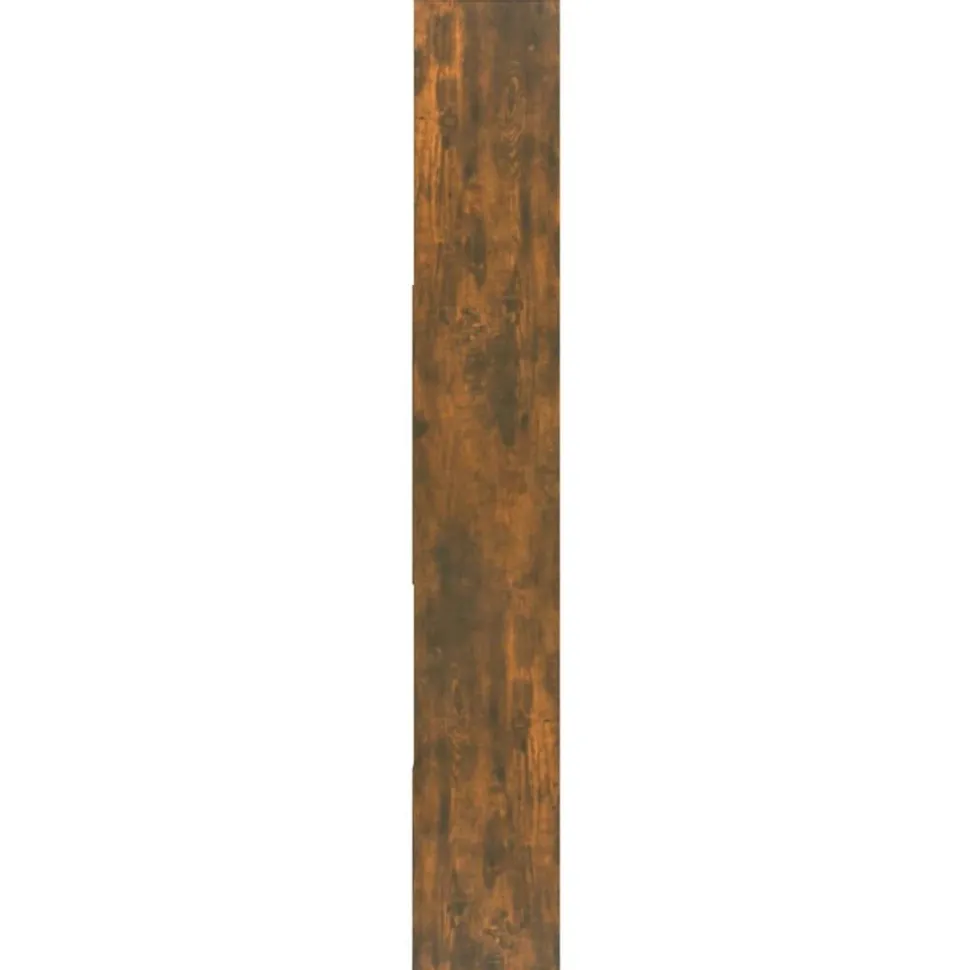Kirjahylly 67x24x161 cm tekninen puu savutammi