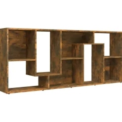 Kirjahylly 67x24x161 cm tekninen puu savutammi