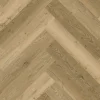 Kivikomposiittikalanruotovinyylilankku DomusFlooring Loihi luonnontammi, integroitu askeläänieriste