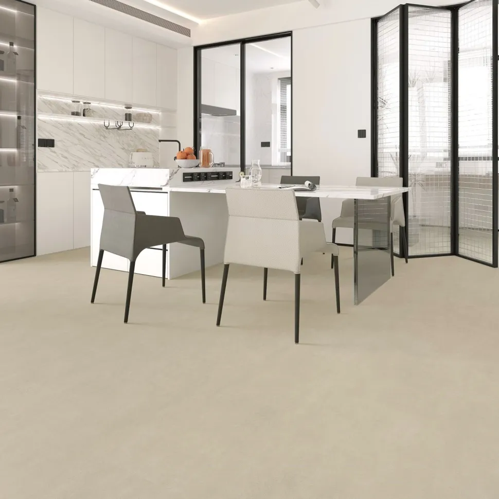 Kivikomposiittivinyylilaatta DomusFlooring Sammon kätkökivi, integroitu askeläänieriste