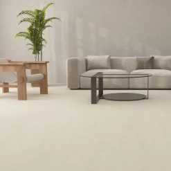 Kivikomposiittivinyylilankku DomusFlooring Kokkolinnun kalkkitammi, integroitu askeläänieriste