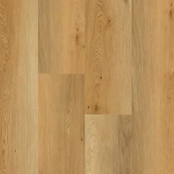 Kivikomposiittivinyylilankku DomusFlooring Mielikin metsätammi, integroitu askeläänieriste