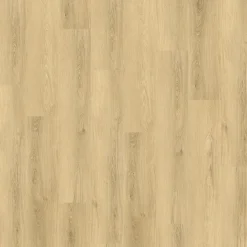 Kivikomposiittivinyylilankku DomusFlooring Vetehisen valkotammi, integroitu askeläänieriste