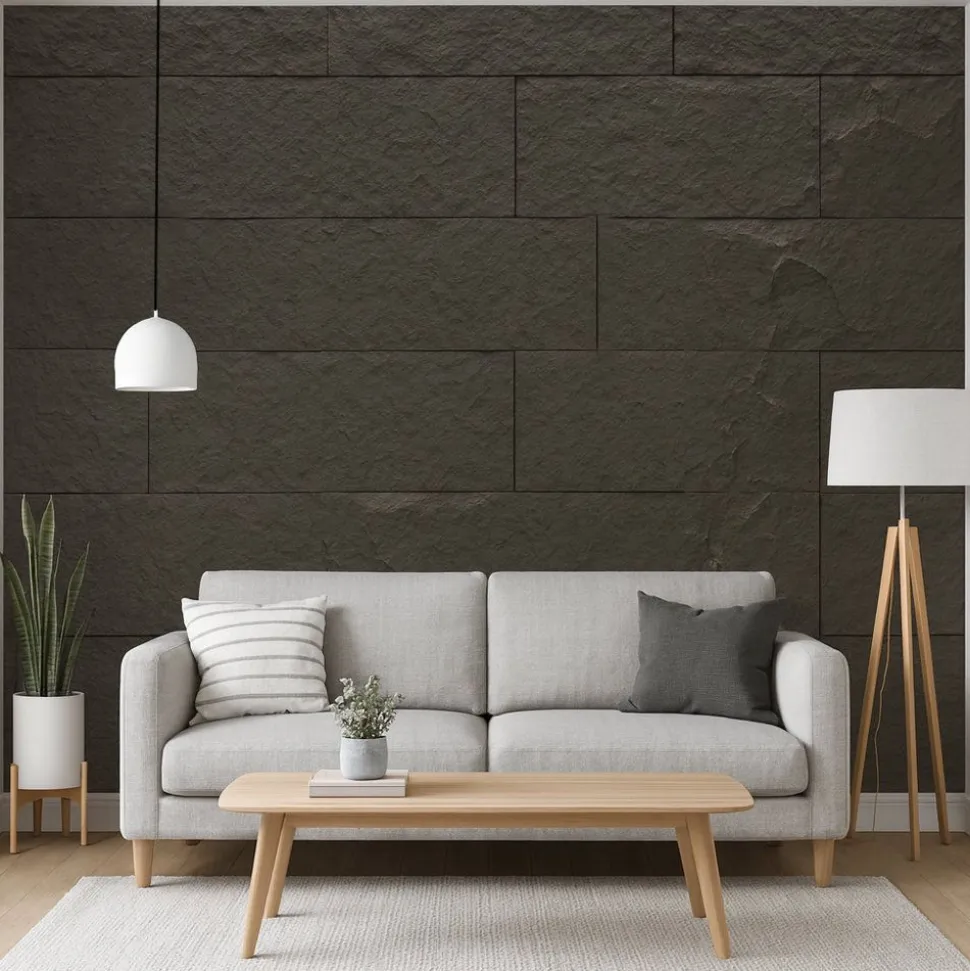 Kiviseinälevy Järnvik Decoration Hehku PU 30x600x1200mm