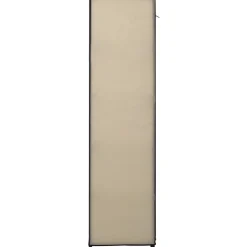 Kokoontaitettava vaatekaappi kerma 110cm kangas