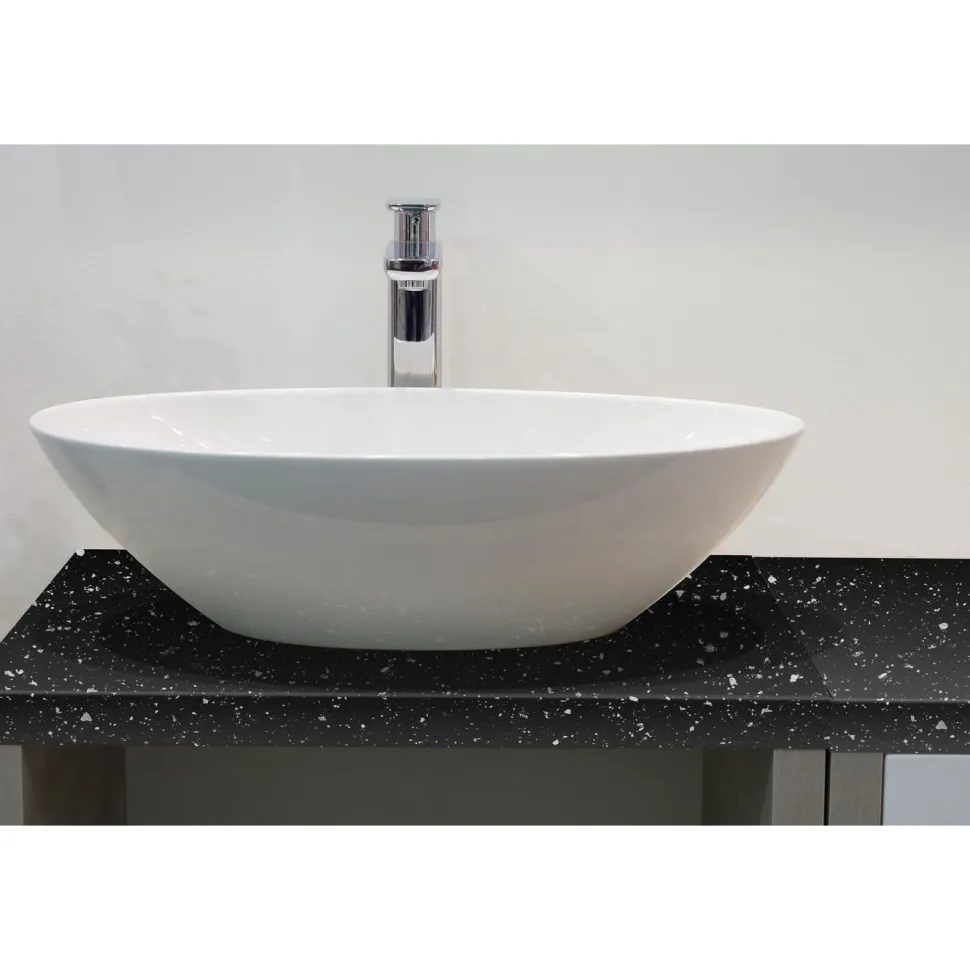 Kontaktimuovi D-C-Fix 346-0680, 0.45x2m, pilkullinen, musta graniitti