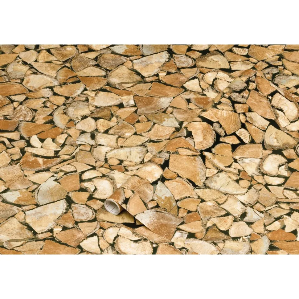 Kontaktimuovi D-C-Fix 346-0493, 0.45x2m, polttopuut, puujäljitelmä, ruskea