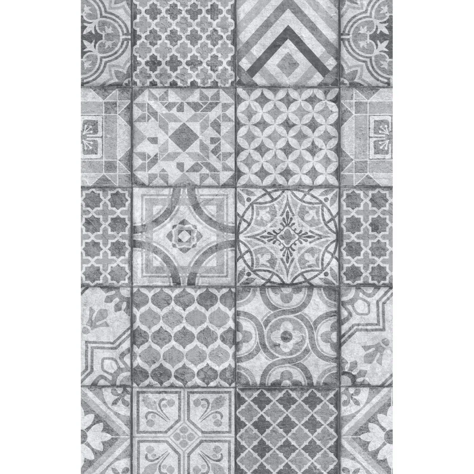Kontaktimuovi D-C-Fix 343-1017, 0.45x1.5m, Trendyline Visbi, ornamentti, vintage, harmaa