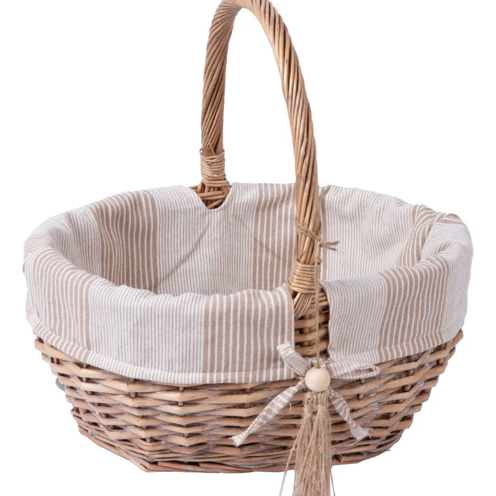 Kori Home4You WILLI RAITA 33x25xK17/34 cm, beige