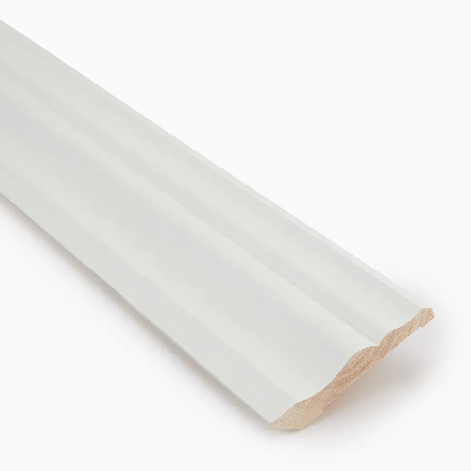 Koristejalkalista Jokiwood 16x90x3200mm, valkoinen