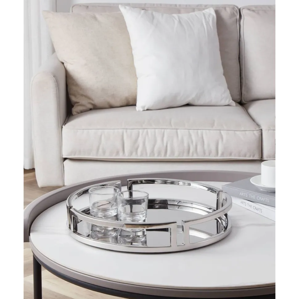 Koristetarjotin Eglo Living Savant, 38cm, kromi