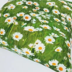 Koristetyyny Home4You HOLLY 45x45 cm, päivänkakkarat, vihreä