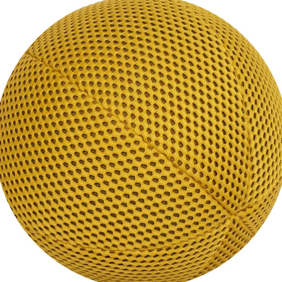 Koristetyyny Home4You BALL Ø25 cm, kulta, keltainen
