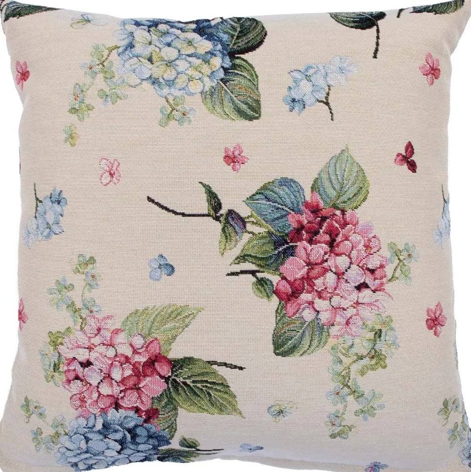 Koristetyyny Home4You HOLLY 45x45 cm, hortensiat