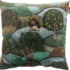 Koristetyyny Home4You HOLLY 45x45 cm, metsä, vihreä