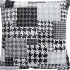 Koristetyyny Home4You HOLLY 45x45 cm, musta ja valkoinen, harmaa