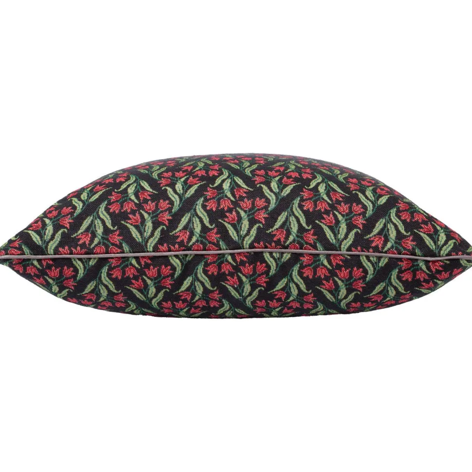 Koristetyyny Home4You HOLLY 45x45 cm, tumma kansanperinnekuosi, monivärinen