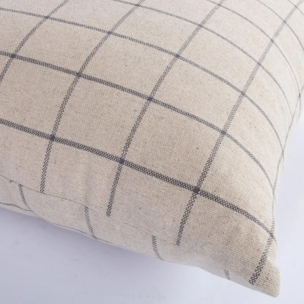 Koristetyyny Home4You LINEN 45x45 cm, pellavanvärinen, neliö