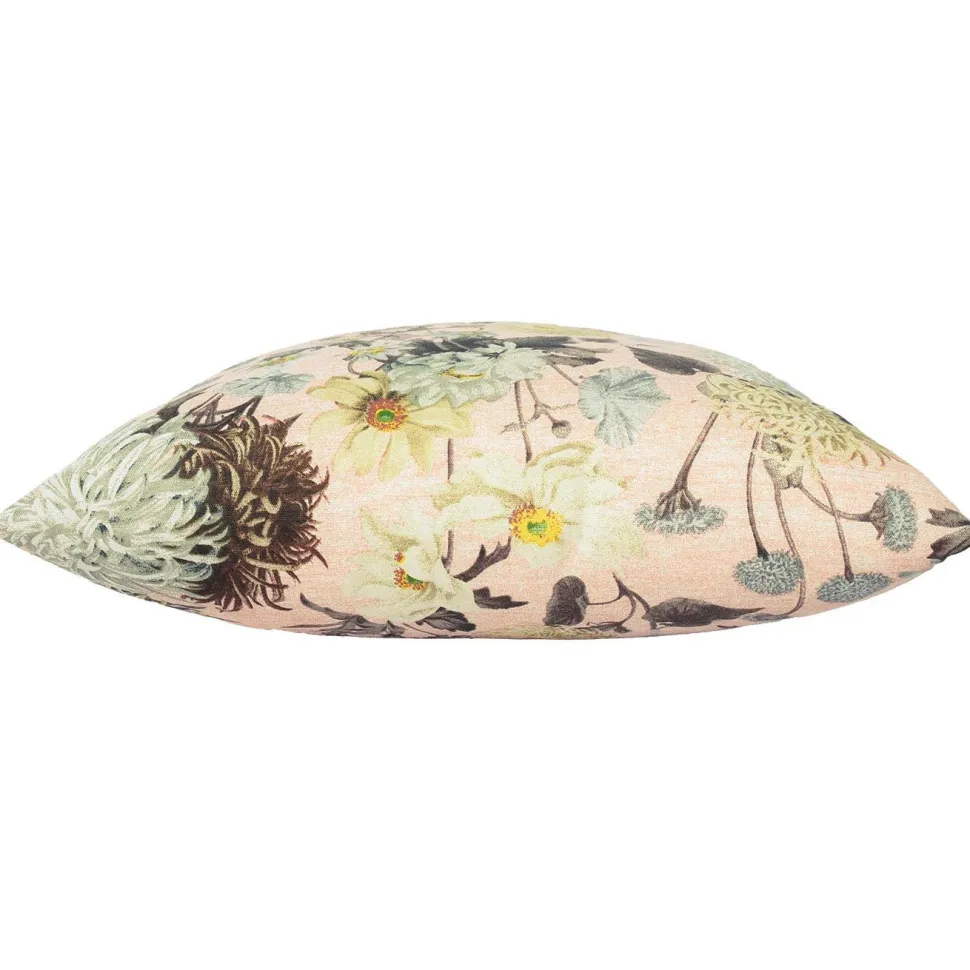 Koristetyyny Home4You LONETA NEW 45x45 cm, vaaleanpunainen krysanteemi