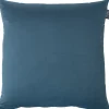 Koristetyyny sametti Home4You NEW 50x50 cm, vetoketjulla, harmaa, sininen