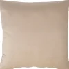 Koristetyyny sametti Home4You NEW 50x50 cm, vetoketjulla, vaaleanbeige