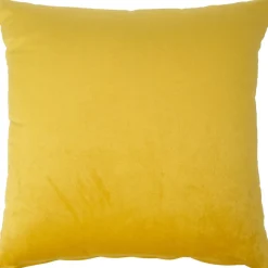Koristetyyny sametti Home4You 2,45x45 cm, keltainen