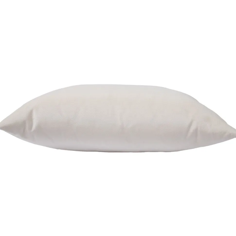 Koristetyyny sametti Home4You 2,45x45 cm, luonnonvalkoinen