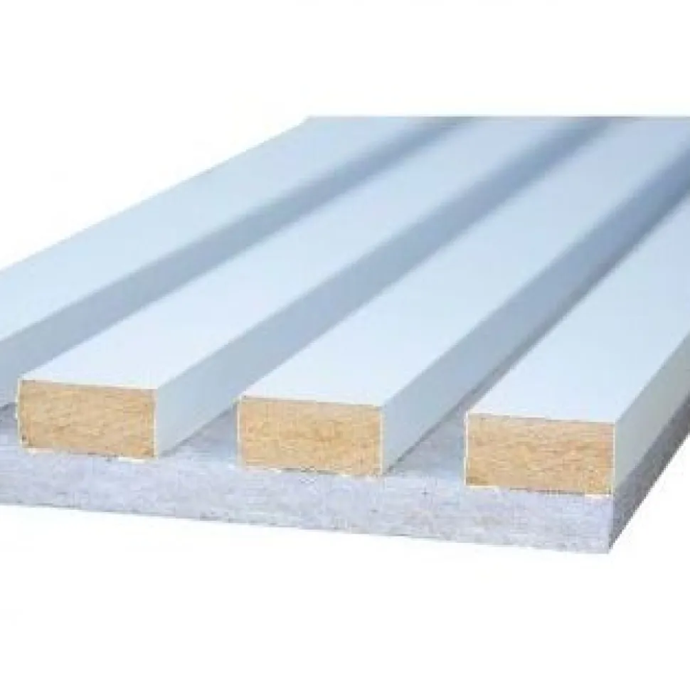 Kostean tilan akustiikkalevy Fibrotech Unika, 22x600x2440mm, white platinum