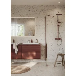 Kostean tilan tapetti Tarkett Aquarelle Breccia Stone Beige