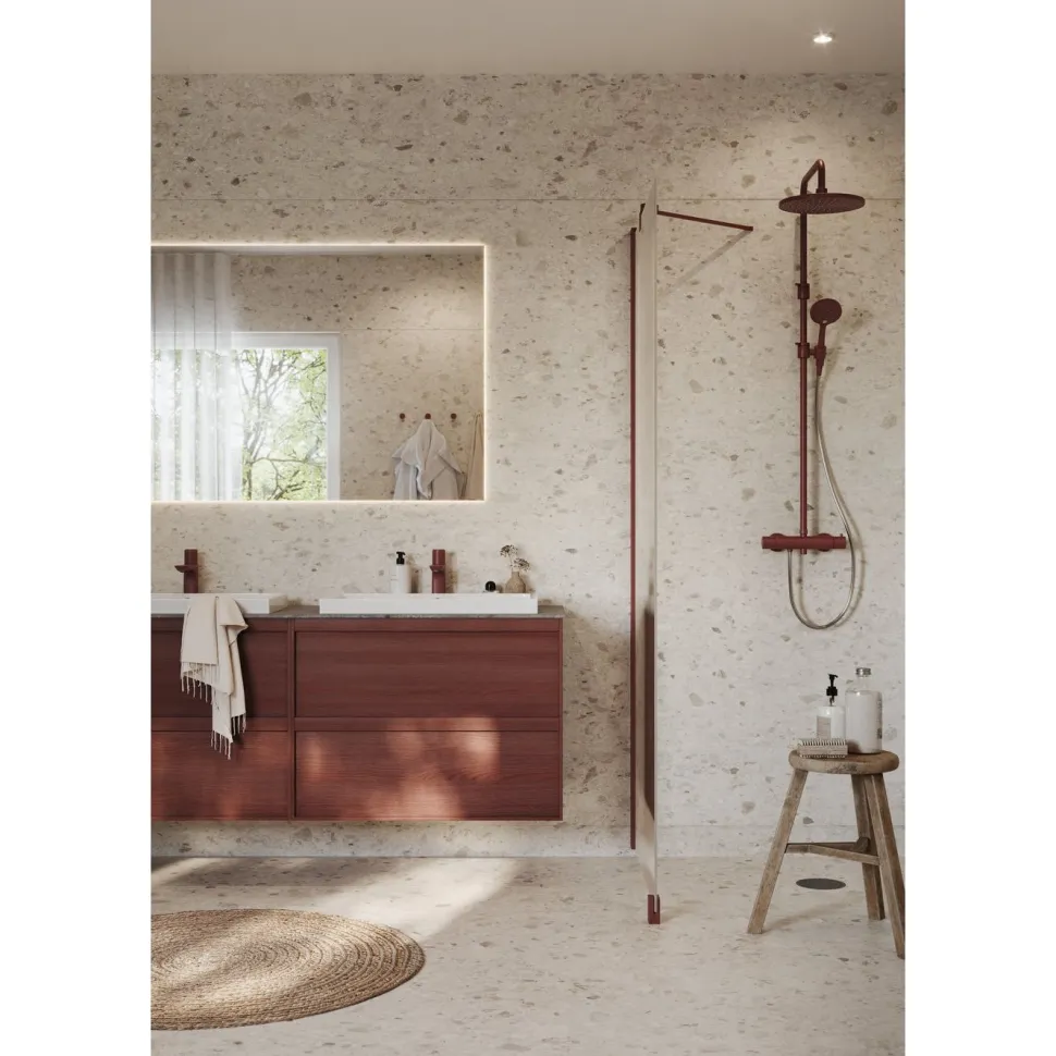 Kostean tilan tapetti Tarkett Aquarelle Breccia Stone Beige