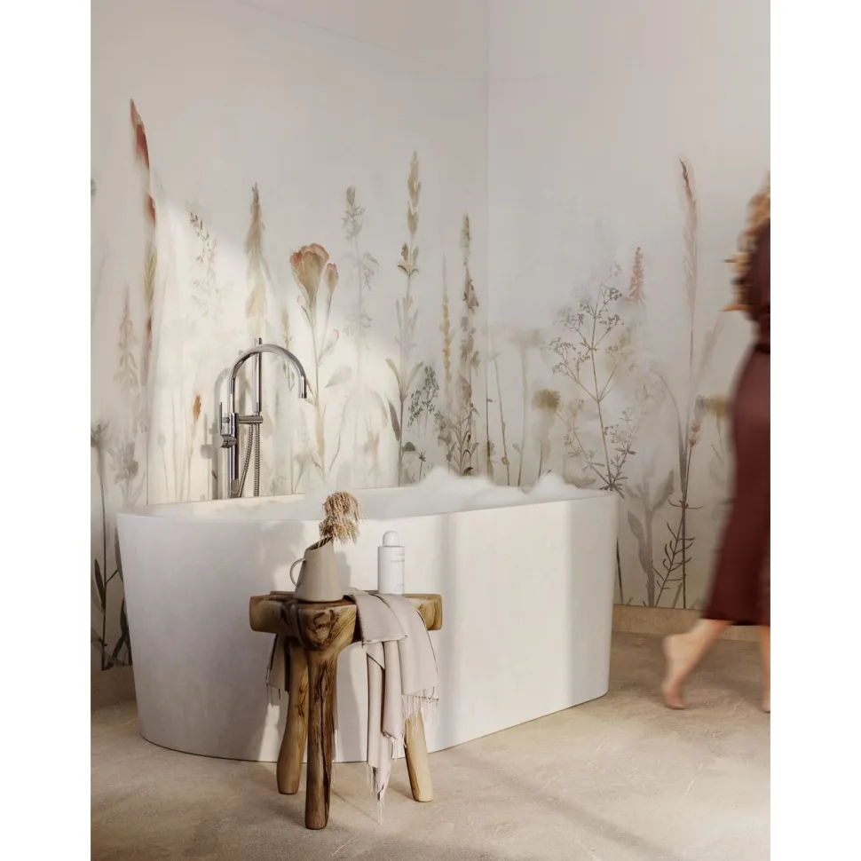 Kostean tilan tapetti Tarkett Aquarelle Autumn Mist