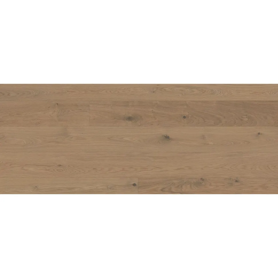 Kovetettu puulattia Bjelin Tammi Hasslarp 3.0 Misty White, mattalakattu, eri kokoja
