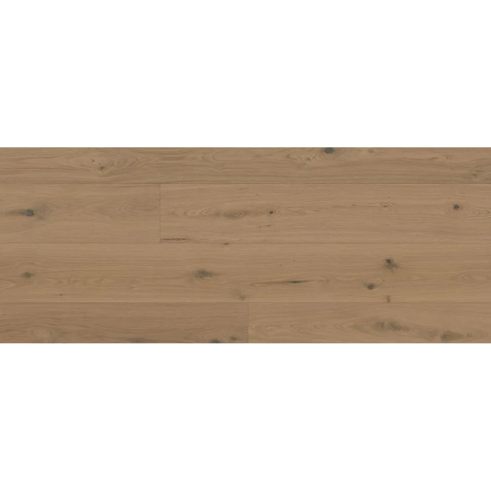 Kovetettu puulattia Bjelin Tammi Hasslarp 3.0 Misty White, mattalakattu, eri kokoja