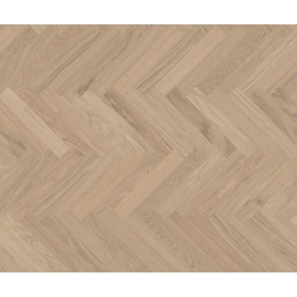 Kovetettu kalanruotolattia Bjelin Woodura Boden 3.0 Classic Oak Select Powder White, 68x340mm