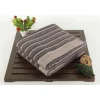 Käsipyyhe Linento Saheser 50x90 cm raita ruskea 2 kpl