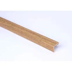 Kulmalista Küberit 235, 24,5x1000 mm, alumiini, Coco tammi