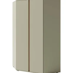 Kulmavaatekaappi Nomla LUCA SYSTEM 2, 95x195cm, saranaovilla, hiekka