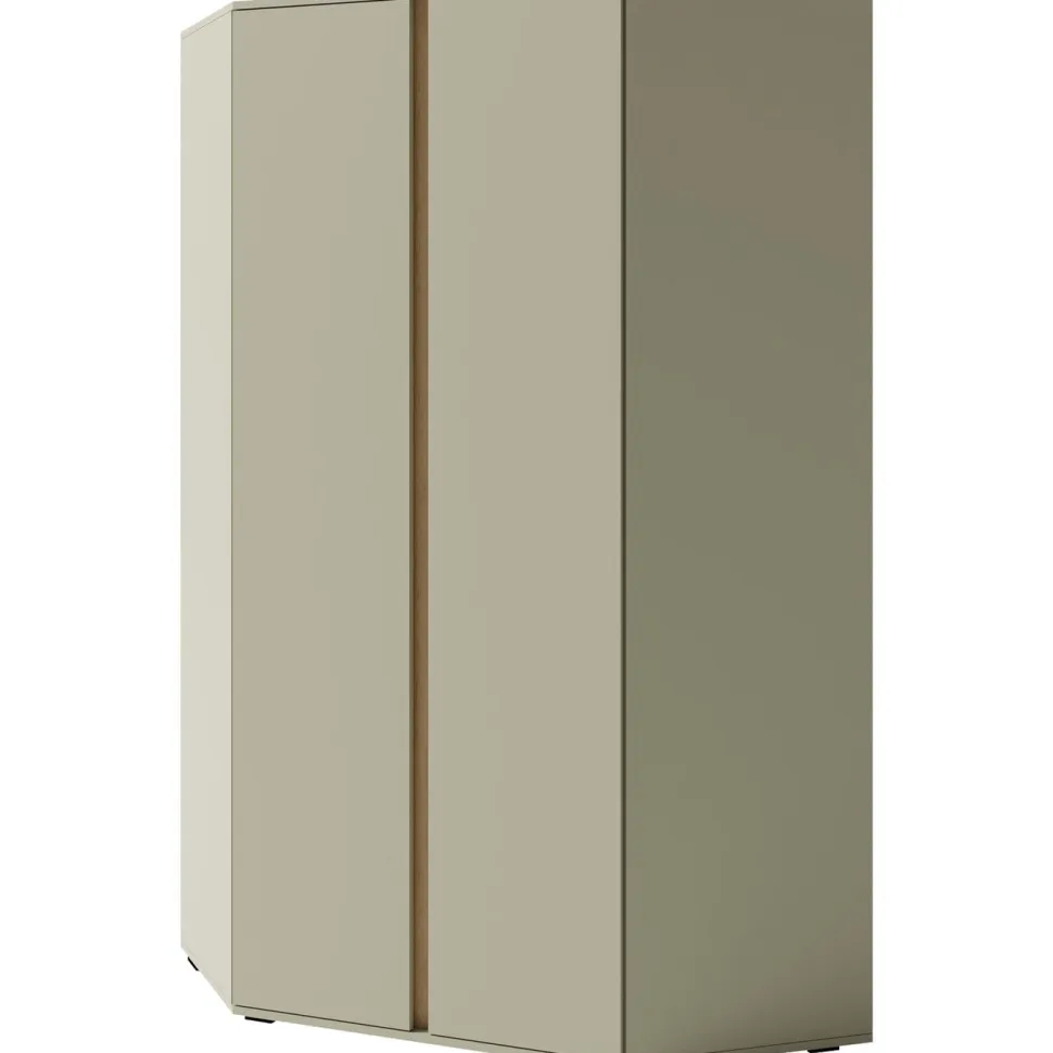 Kulmavaatekaappi Nomla LUCA SYSTEM 2, 95x195cm, saranaovilla, hiekka