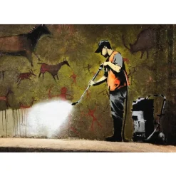 Kuvatapetti Artgeist Banksy - Cave Painting eri kokoja