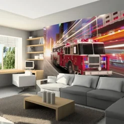 Kuvatapetti Artgeist Fire truck eri kokoja